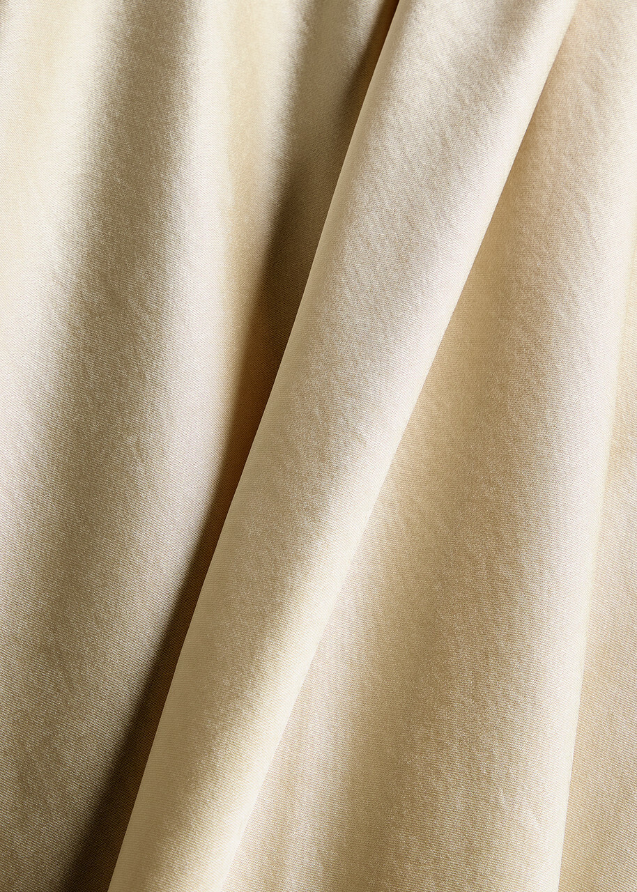 Vince Fluid Satin Bias Trousers Ivory