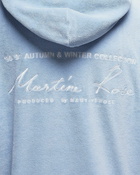 Martine Rose Classic Hoodie Blue - Mens - Hoodies