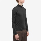 Acne Studios Men's Long Sleeve Enderson Roll Neck T-Shirt in Black