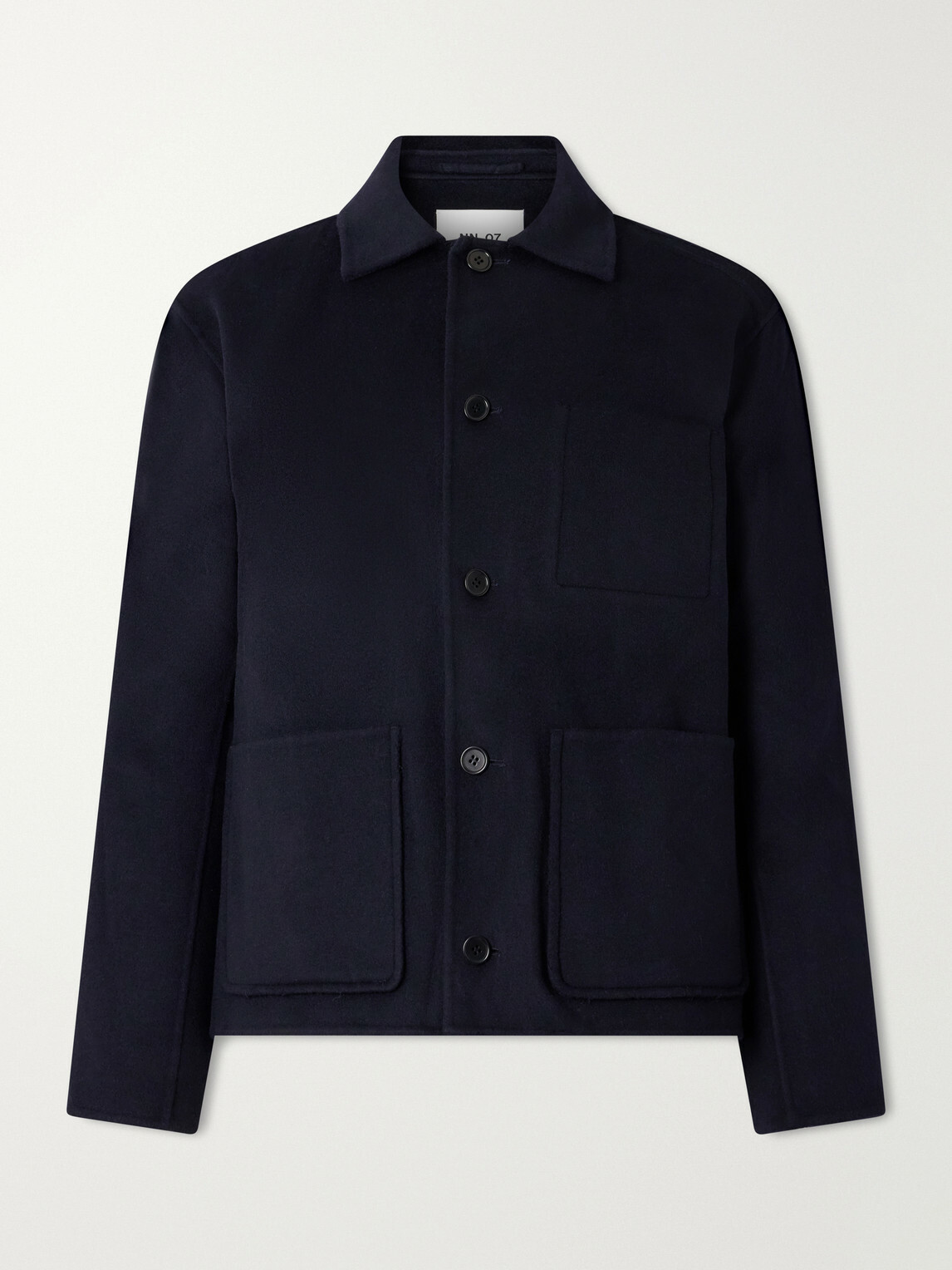 NN07 - Morgan 8447 Woven Wool-Blend Jacket - Blue