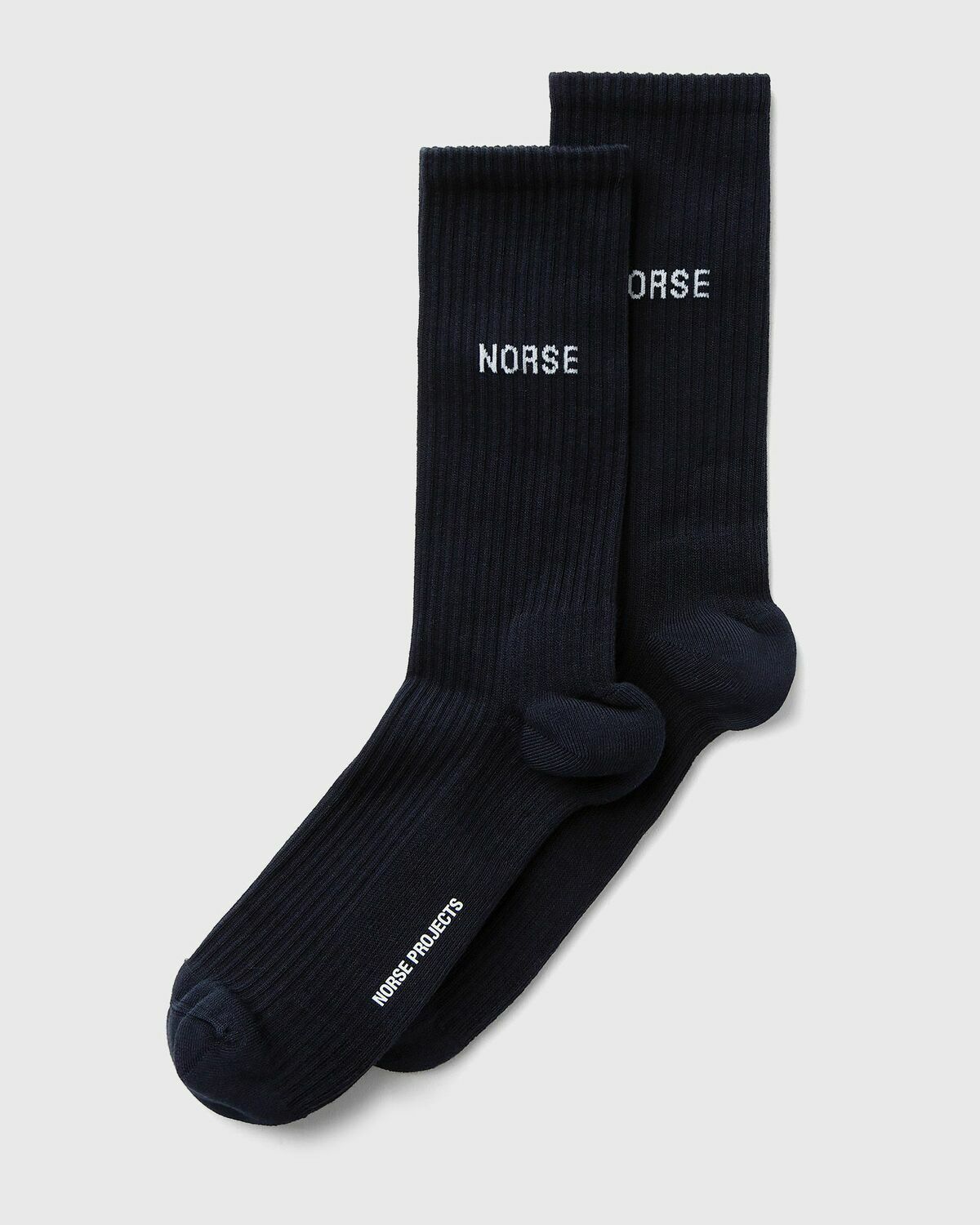 Norse Projects BJARKI LOGO SPORT SOCKS Blue Men