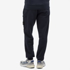 Stone Island Men's Cotton Fleece Garment Dyed Pocket Jogger in Navy Blue