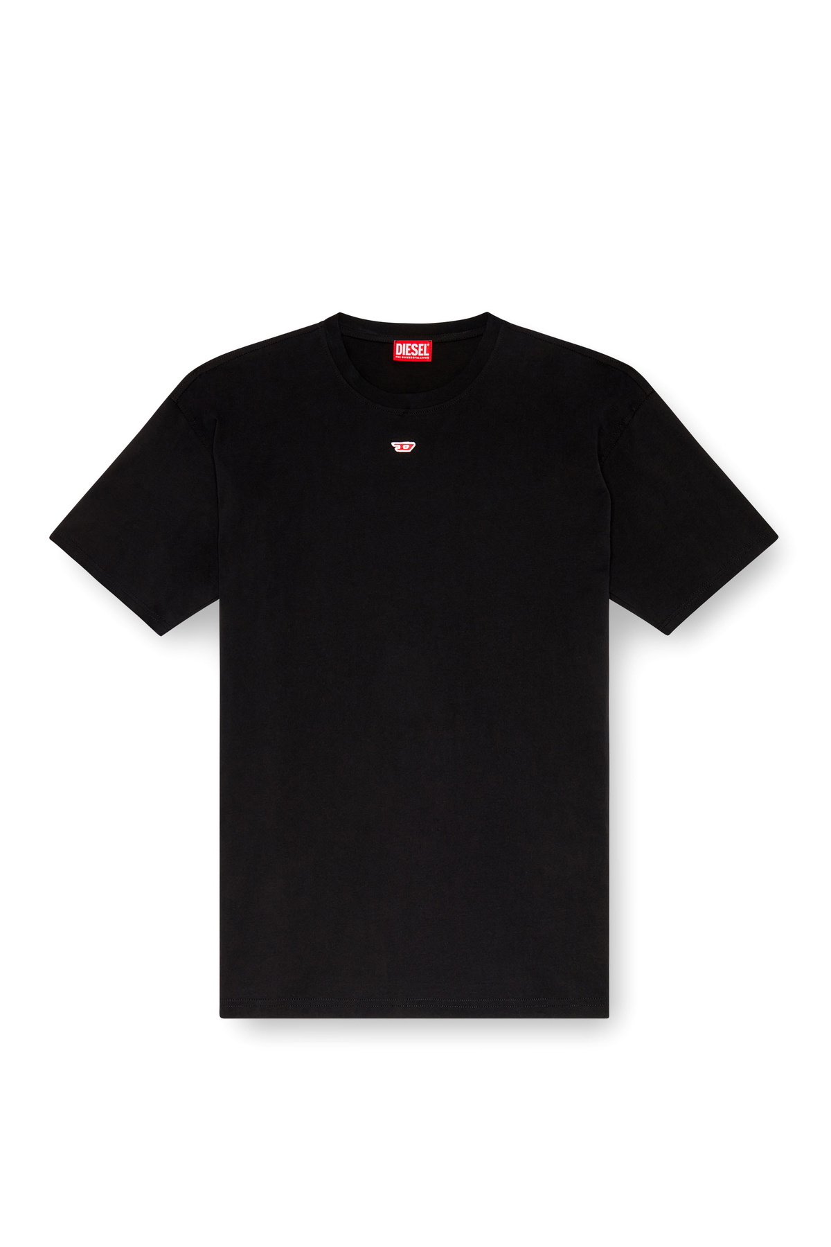 Diesel T-shirt with embroidered D patch - T-Shirts - Unisex - Black