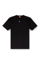 Diesel T-shirt with embroidered D patch - T-Shirts - Unisex - Black