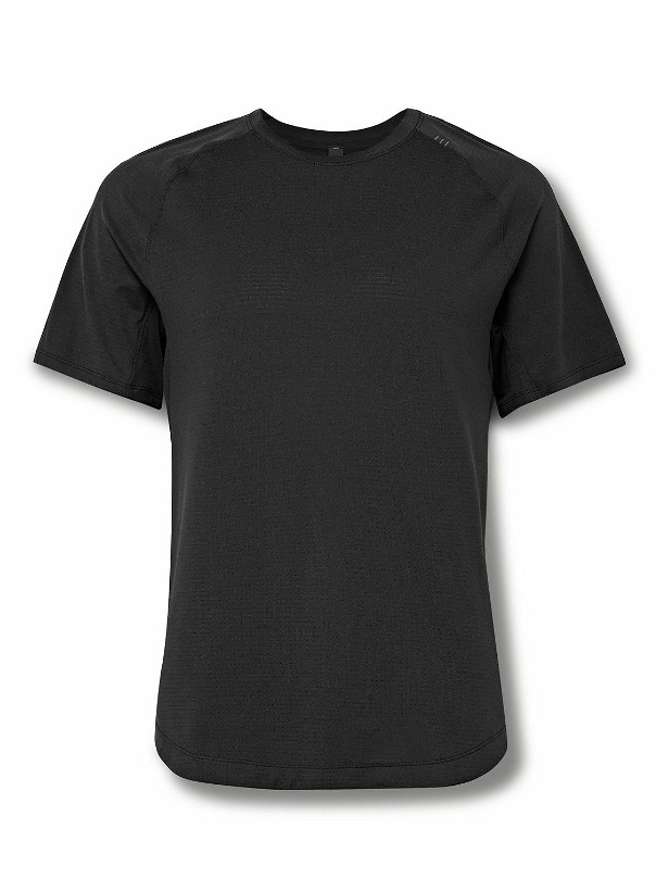 Photo: Lululemon - License To Train Stretch Recycled-Mesh T-Shirt - Black