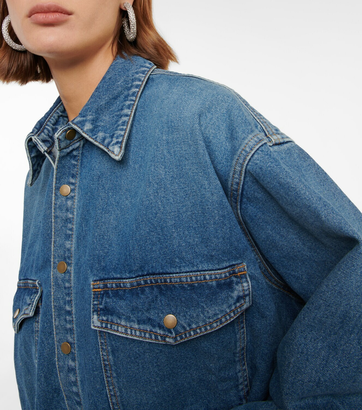Petar Petrov Oversized denim shirt