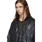 BED J.W. FORD Black MA-1 Bomber Jacket