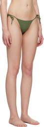 Matteau Khaki String Bikini Bottom