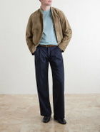 Canali - Knitted Cotton T-Shirt - Blue