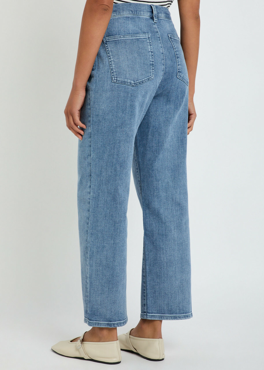 Eileen Fisher Straight-leg Jeans Blue