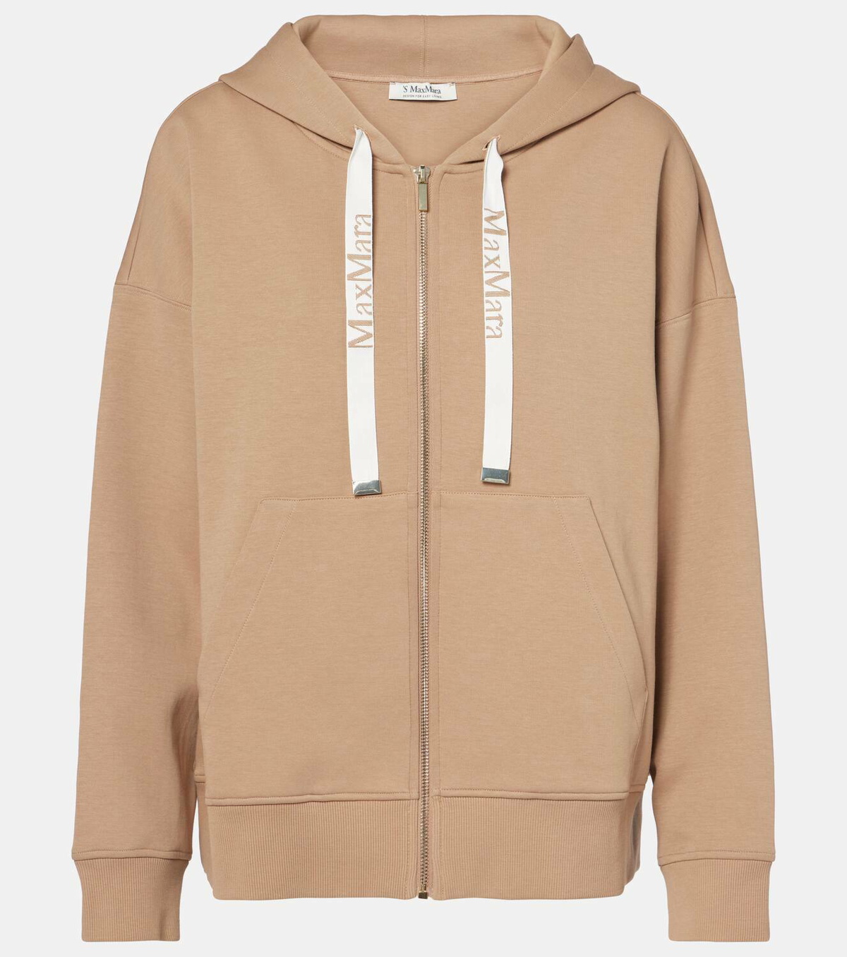 'S Max Mara Jour cotton-blend jersey hoodie