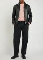 Oliver Spencer Burley Melange Brushed Wool-blend Jumper Pink