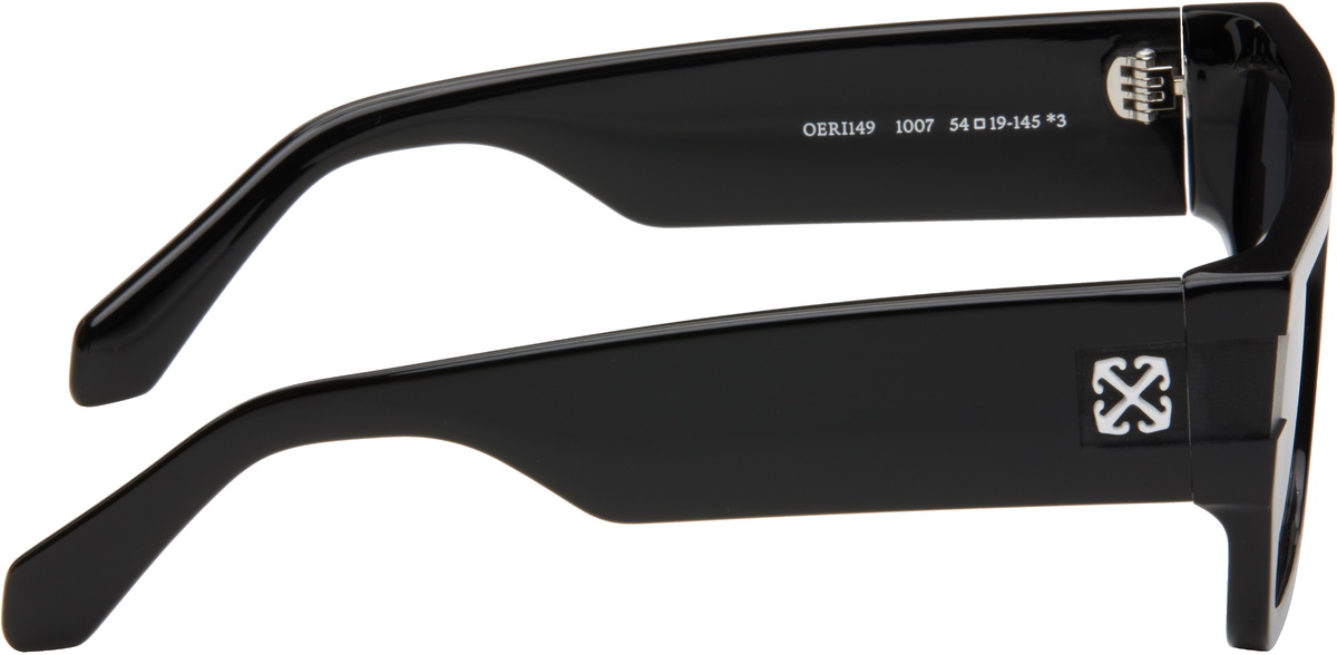 NEW OFF-WHITE SUNGLASSES BLACK UNISEX EYEWEAR OFF-WHITE OERI149 CHESTER 1007 Off-White Virgil Sunglasses 1007 Black - eye-oo.com main image 2