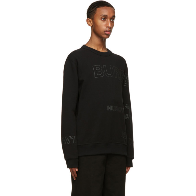 Burberry Black Woodbury Sweatshirt Burberry