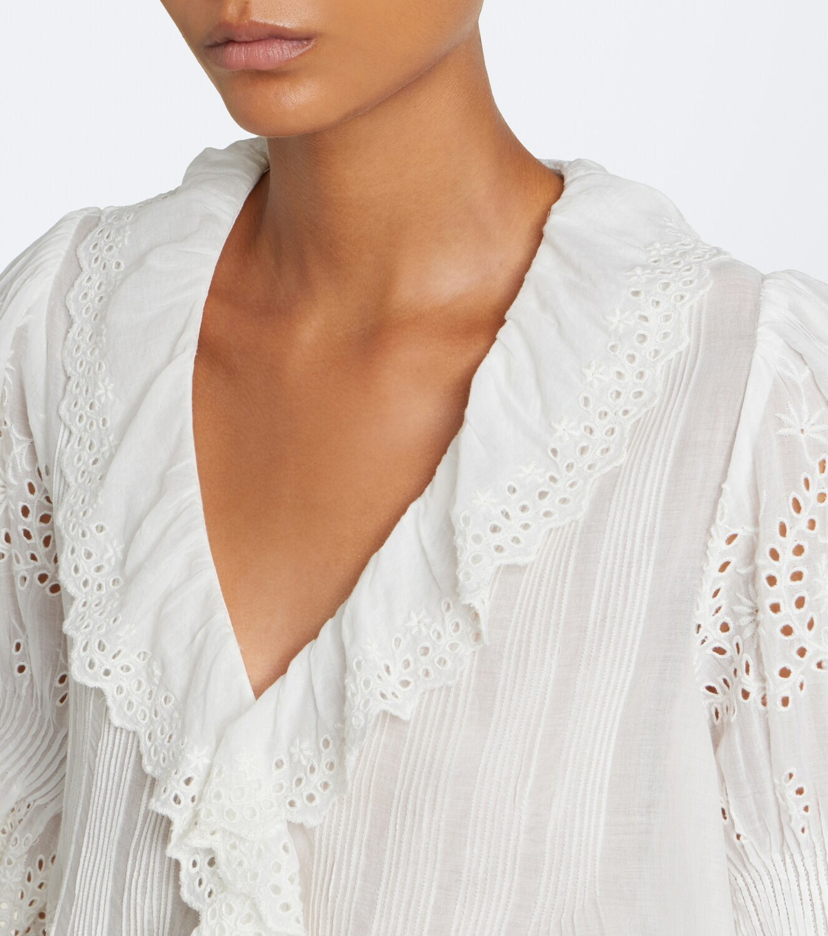 Dôen Henri broderie anglaise cotton top