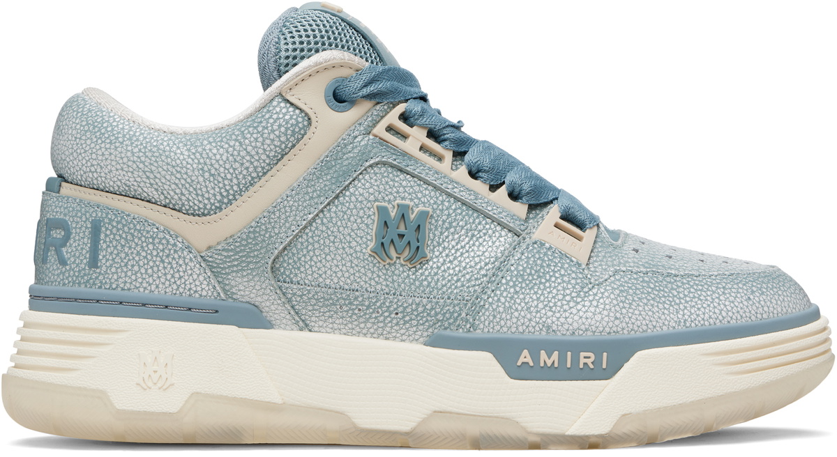 AMIRI Blue Pebbled MA-1 Sneakers