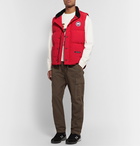 Canada Goose - Slim-Fit Freestyle Crew Quilted Arctic Tech Down Gilet - Red