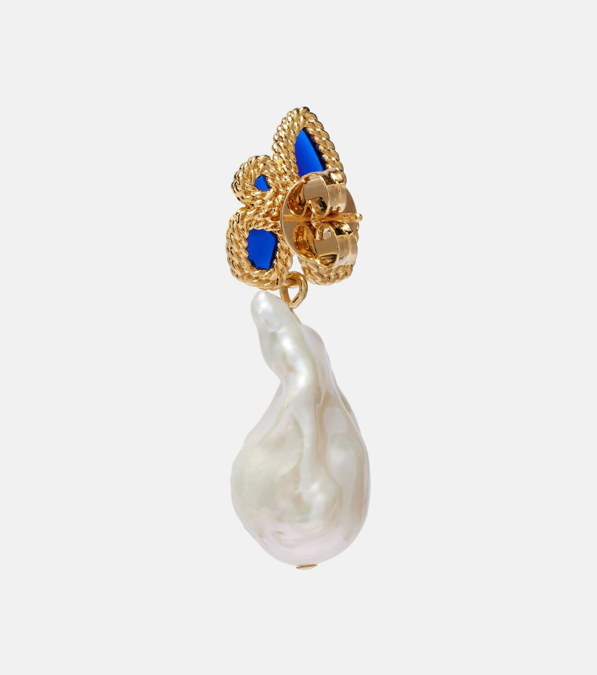 Zimmermann Bloom Baroque pearl drop earrings