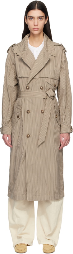 Photo: Isabel Marant Etoile Beige Chilma Trench Coat