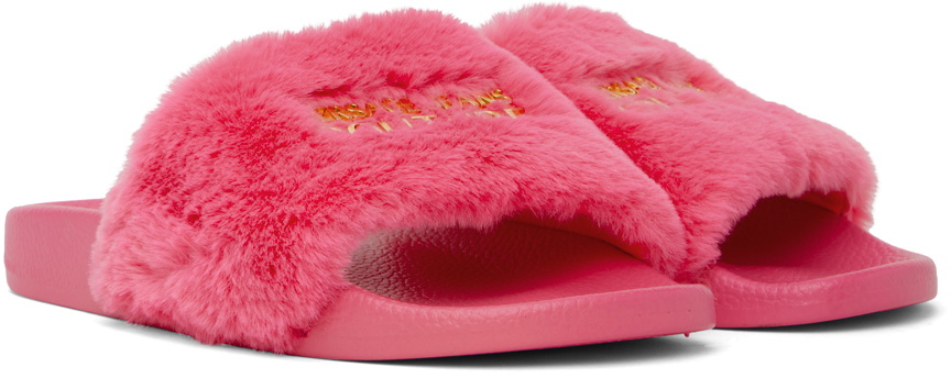 Versace shops fur slides