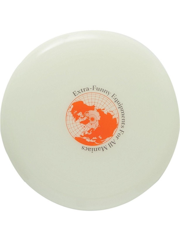 Photo: Beams Plus - Printed Frisbee - White