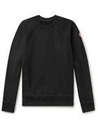 Canada Goose - Huron Logo-Appliquéd Cotton-Jersey Sweatshirt - Black