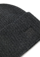 Toteme Ribbed Wool-blend Beanie - Dark Grey - One Size