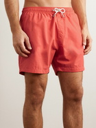 Mr P. - Straight-Leg Mid-Length Swim Shorts - Orange