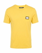Dolce & gabbana Mens T-shirt in Yellow