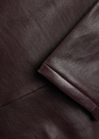 Stouls Astrid 25 Stretch-leather Cardigan Dark Brown