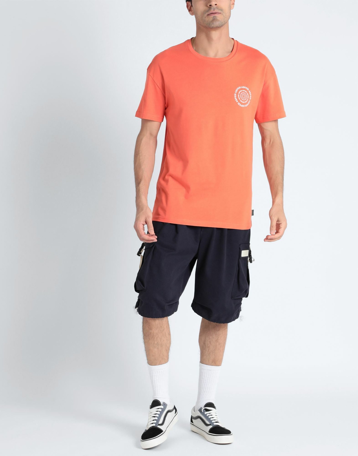 Aspesi Mens T-shirt in Tomato red