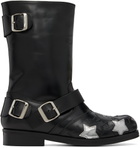 Stefan Cooke Black Star Biker Boots