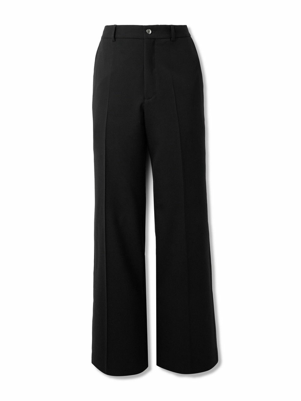 Photo: SECOND / LAYER - Zooty Straight-Leg Stretch-Wool Trousers - Black