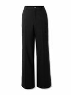 SECOND / LAYER - Zooty Straight-Leg Stretch-Wool Trousers - Black