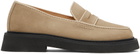 A.P.C. Taupe Gael Loafers