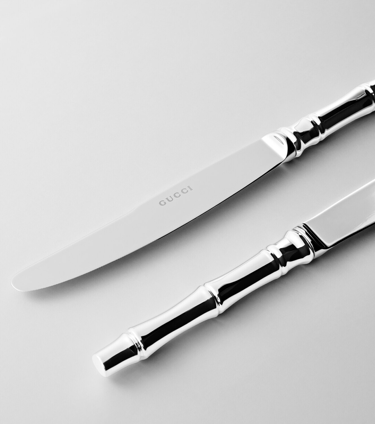Gucci Set of 2 silver-plated knives