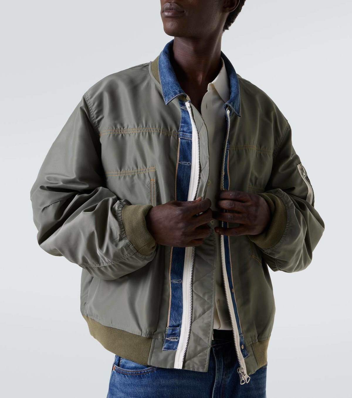 Sacai x Levi's® Reversible bomber jacket Sacai