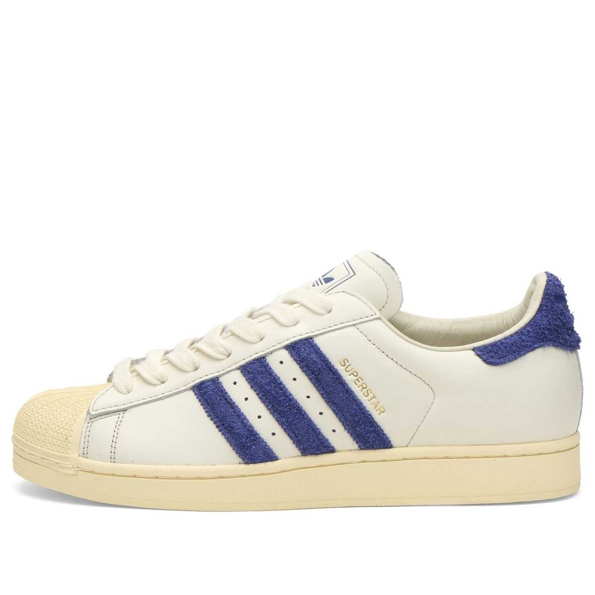 Adidas Men's Superstar Ii Sneaker in Off White/Victory Blue/Warm Vanilla