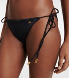 Tom Ford - Logo ruched bikini