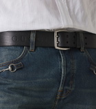 Gucci Logo leather belt