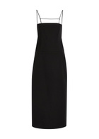 Calvin Klein Artemis Open-back Cotton Midi Dress Black