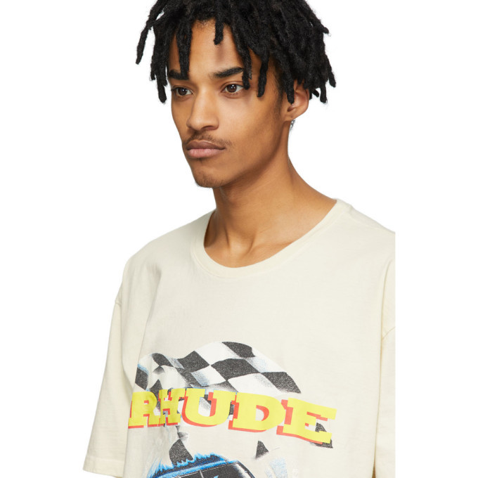 RHUDE Nascar Tシャツ Lサイズ SALE!! Rhude RH Rhuigi Nascar Race Tee Pre-owned Size Small