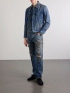 DRKSHDW by Rick Owens - Kurdt Straight-Leg Distressed Jeans - Blue