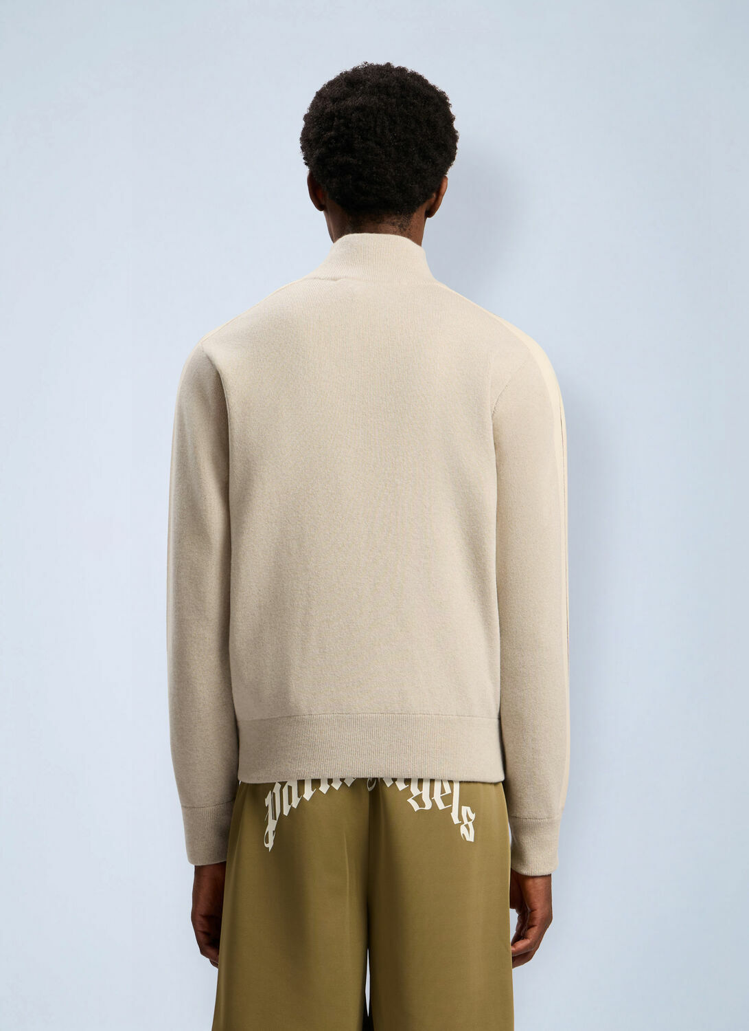 Palm Angels Classic Logo Knit Track Jacket