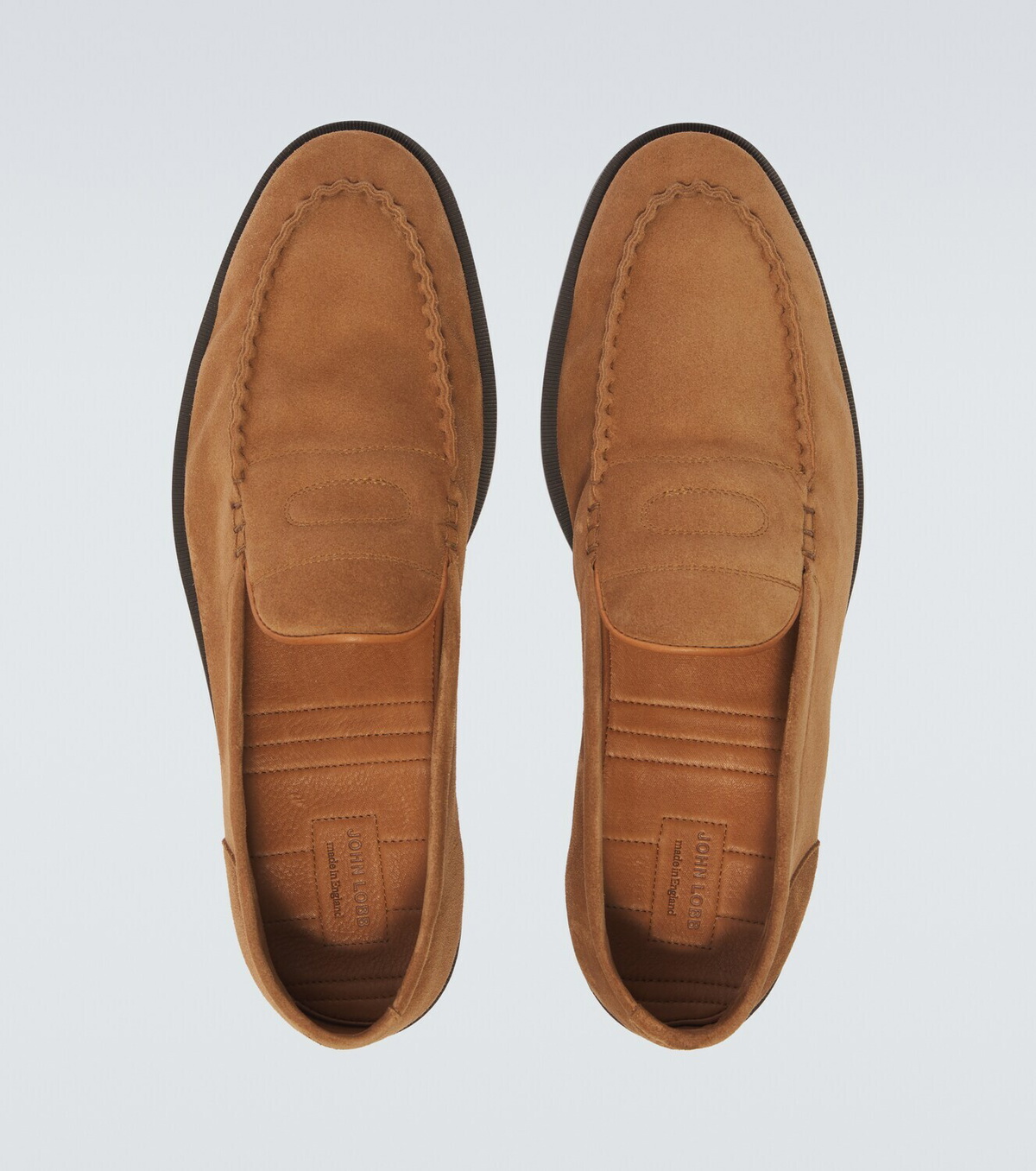 John Lobb Pace suede loafers