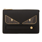 Fendi Black Forever Fendi Bag Bugs Pouch