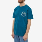 Tommy Jeans Men's Timeless Circle T-Shirt in Petrol