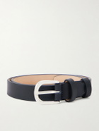 Mr P. - 2.5cm Leather Belt - Blue