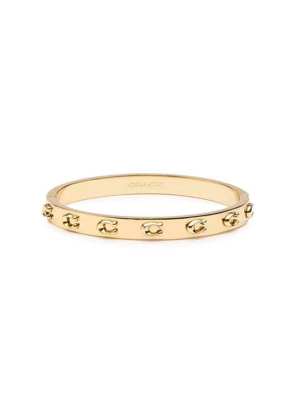Photo: Coach Signature C Bracelet - Gold - One Size