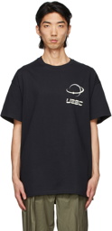N.Hoolywood Black Test Product Exchange Service 'USSC' T-Shirt